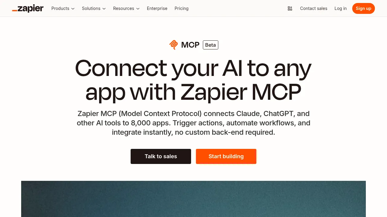 Zapier MCP screenshot